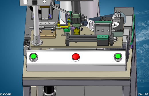 自动电子伺服压力机3D数模图纸 Solidworks设计 附STP缩略图