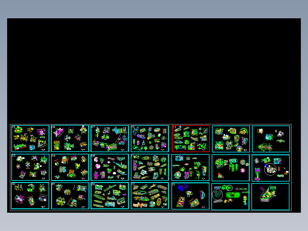 景观节点图纸集合