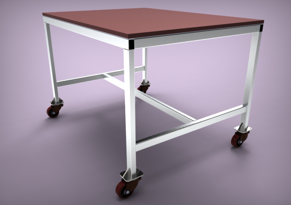 1600毫米x 1200毫米x 900毫米（带脚轮）