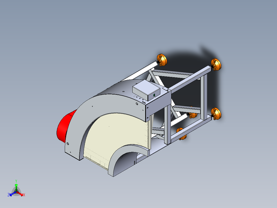 A1_90度转弯皮带线