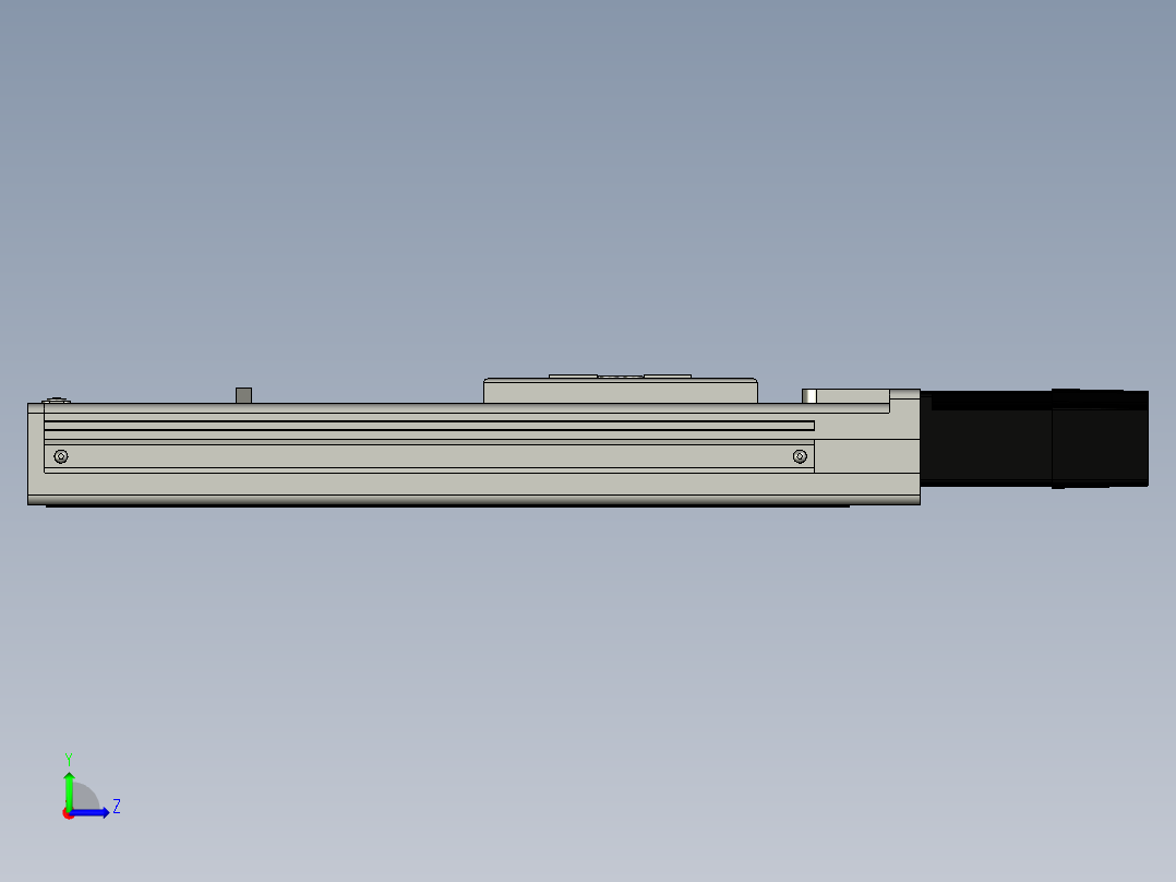 Toyo东佑达直线模组-ECH6-150-BC左视图