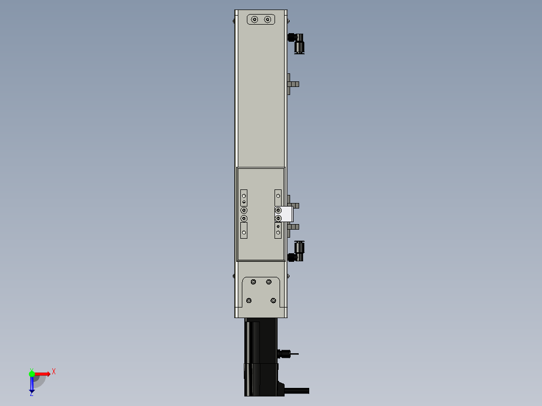 Toyo东佑达直线模组-ECH6-150-BC俯视图