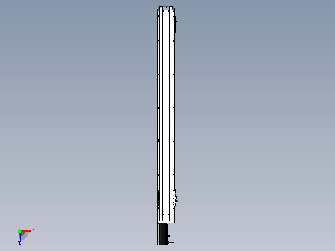 Toyo东佑达直线模组-ETH10-1050-BC-200W+煞車俯视图