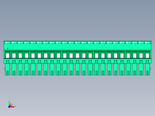 DEGSON 15EDG 系列 3.5mm 插拔式接线端子 FullPack-15EDGKA-3.5-23P-14-00AH前视缩略图
