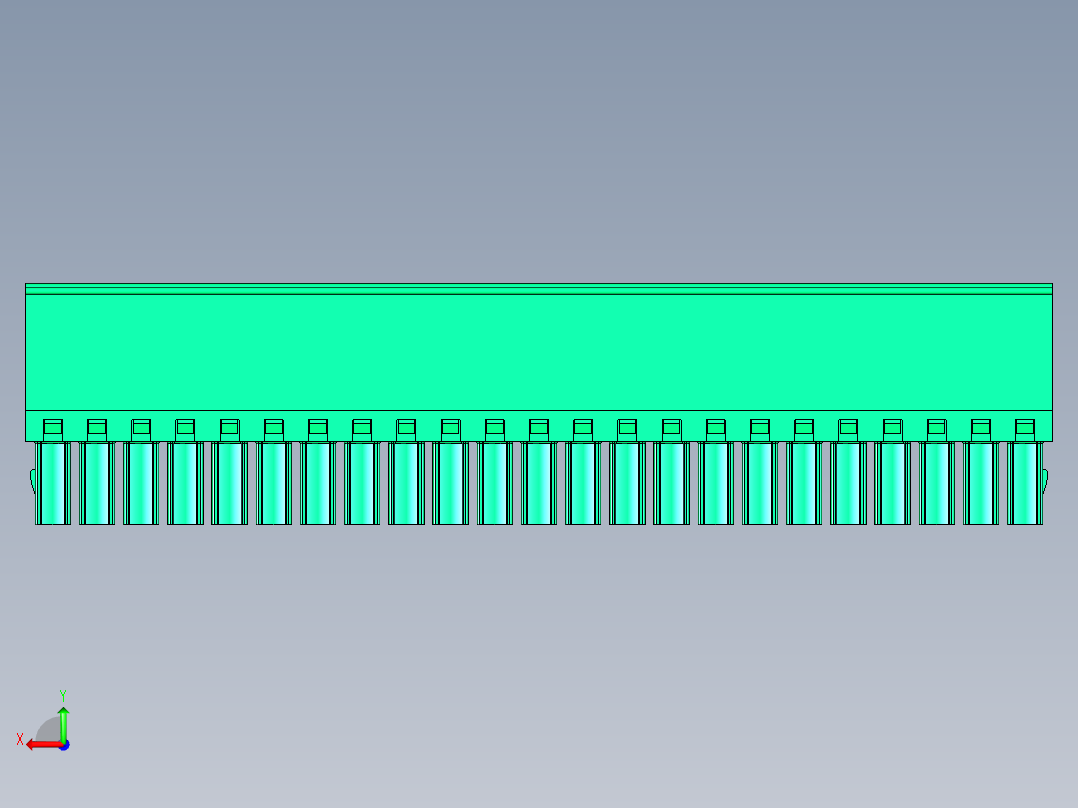 DEGSON 15EDG 系列 3.5mm 插拔式接线端子 FullPack-15EDGKA-3.5-23P-14-00AH后视图
