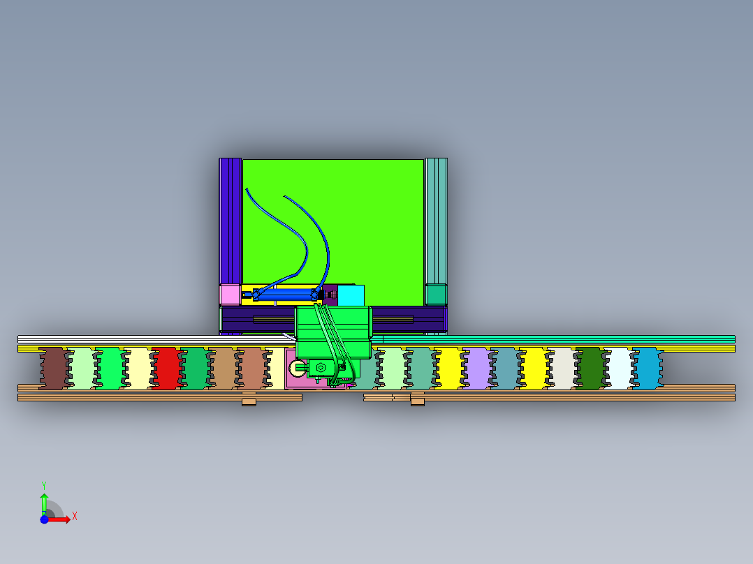 电动软木塞打塞机前视图