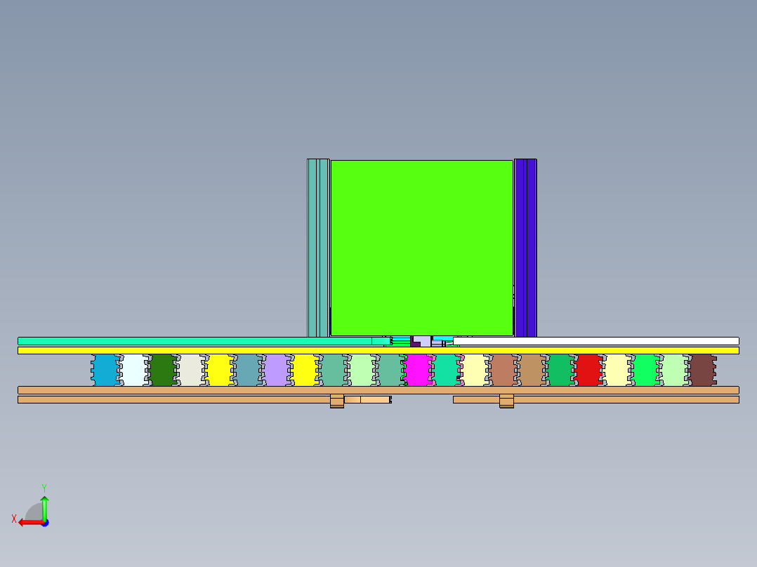 电动软木塞打塞机后视图