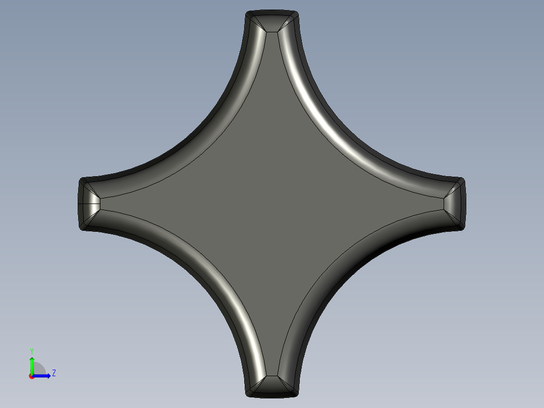 塑料旋钮-Plastic Hand Knob 285-301.STEP左视图