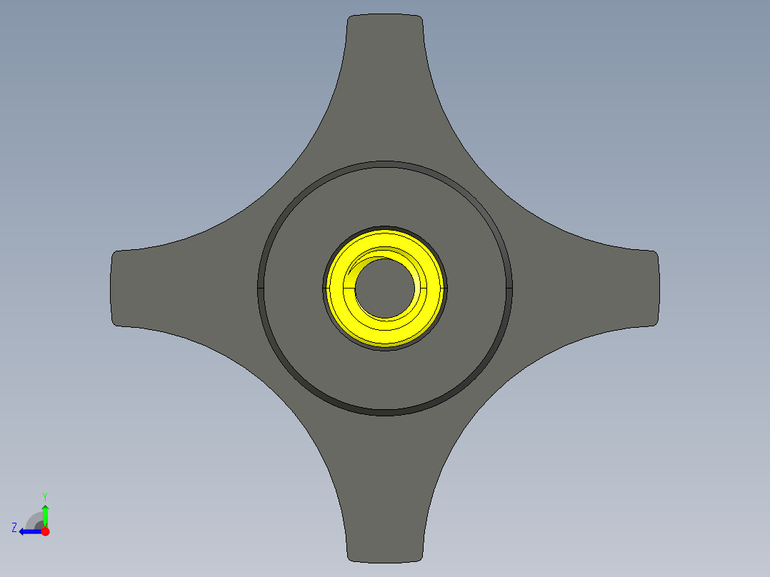 塑料旋钮-Plastic Hand Knob 285-301.STEP右视图