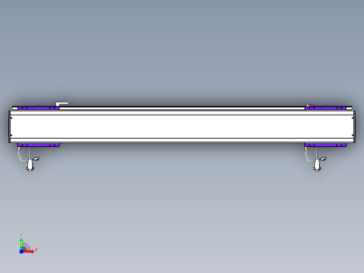 威洛博VL系列3d模型模组2VL14S2Y-S1050前视缩略图
