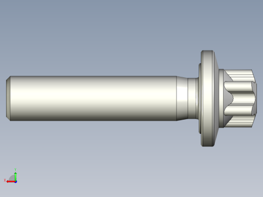 六角螺钉-Hexalobular_screw-M14-60-53-18-30-18.stp后视缩略图