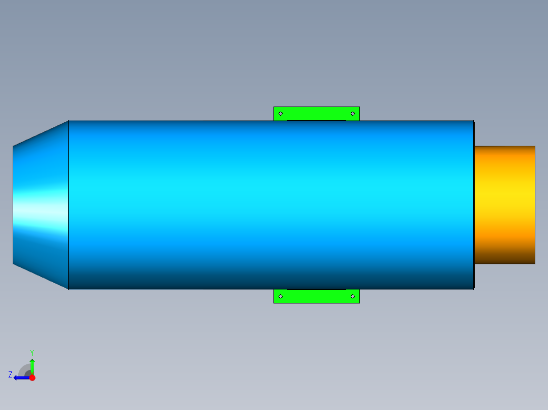 旋流除雾装置右视图