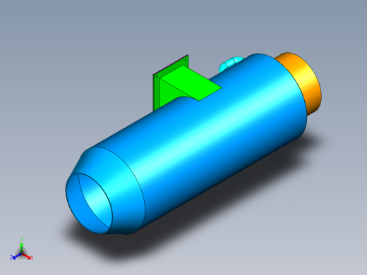 旋流除雾装置正等轴测缩略图