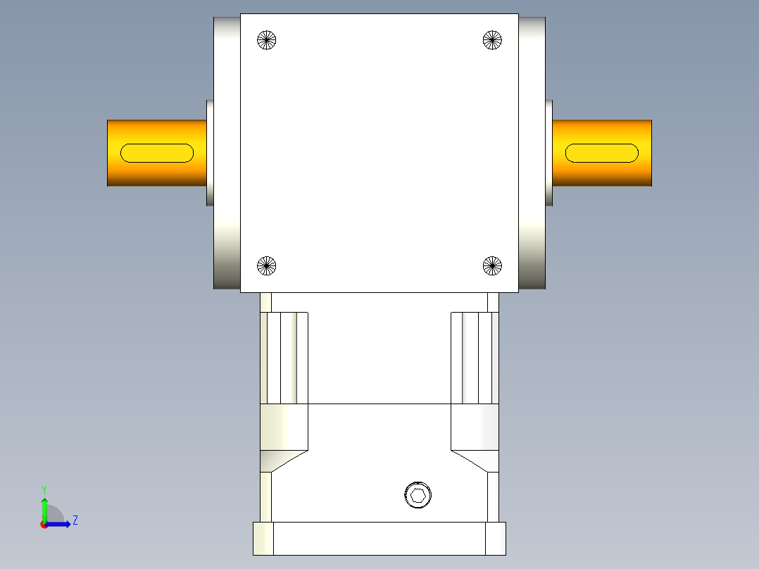 换向器PW210双轴 PGH180-L1 42-180-215-M12左视图