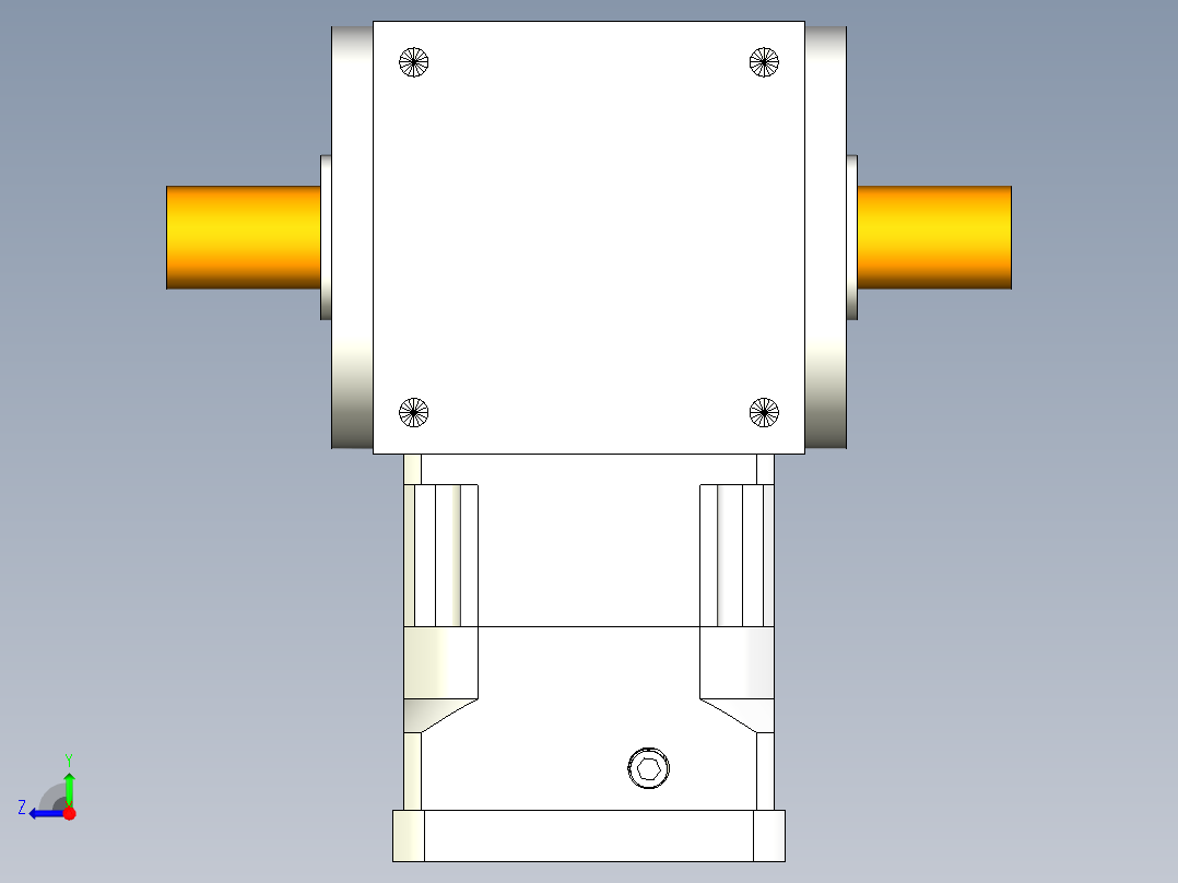 换向器PW210双轴 PGH180-L1 42-180-215-M12右视图