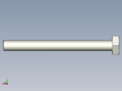 螺栓DIN 931 -大集合（第一部分-M3-M12）后视缩略图