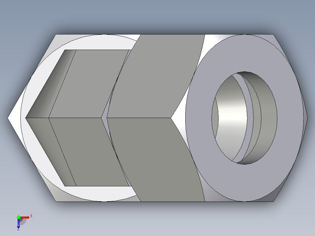 卡套式工业通用硬管接头EO_Swivel_nut_45_deg_elbow_EV15ZL71俯视图
