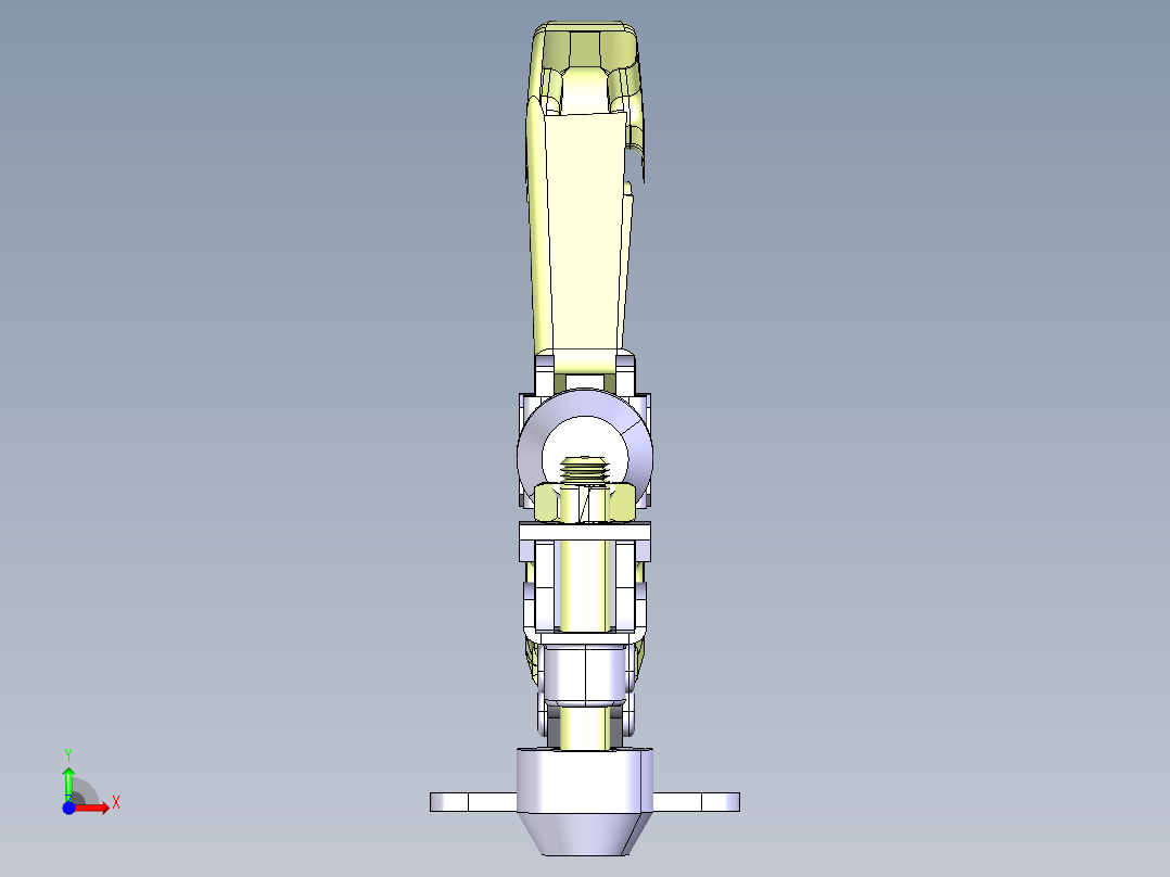 德克斯TUNKERS气缸数模T2-05U前视图