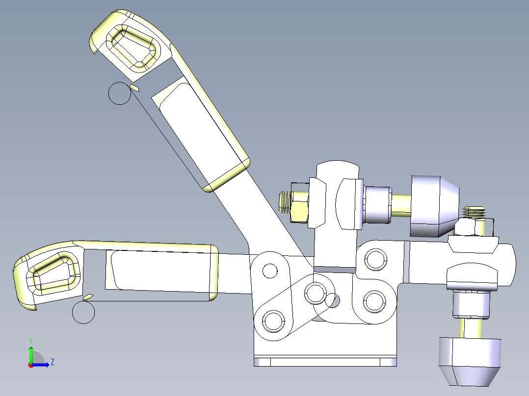 德克斯TUNKERS气缸数模T2-05U左视图