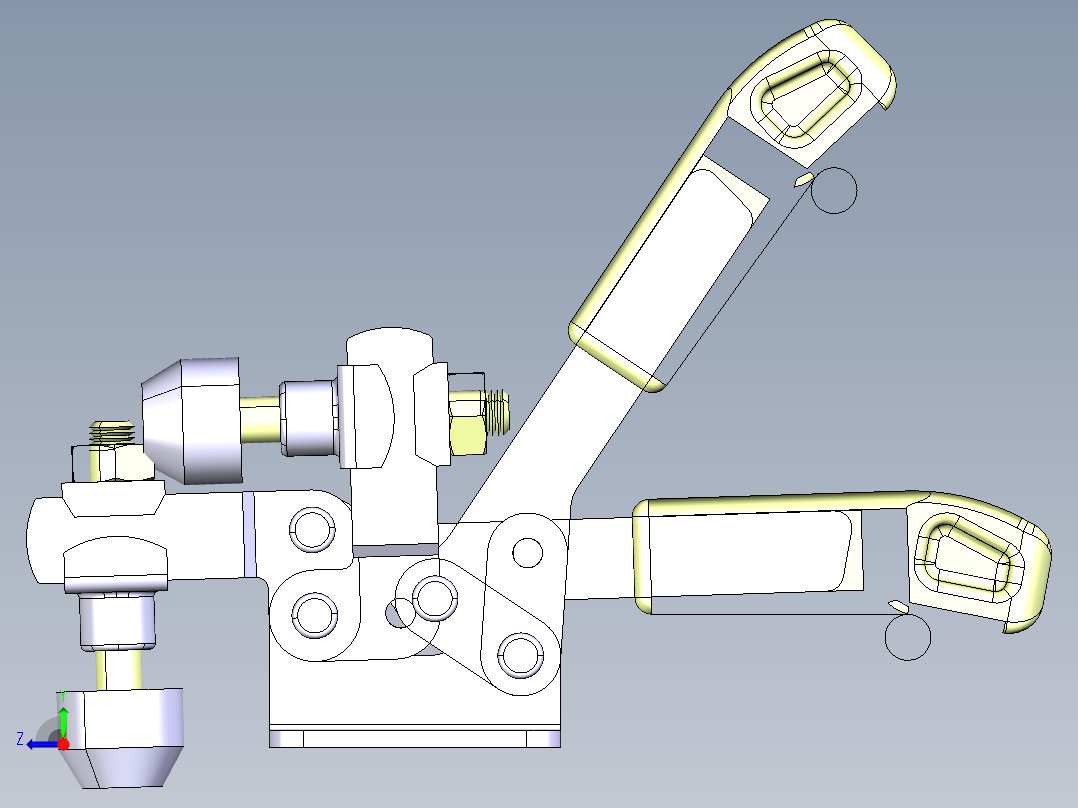 德克斯TUNKERS气缸数模T2-05U右视图