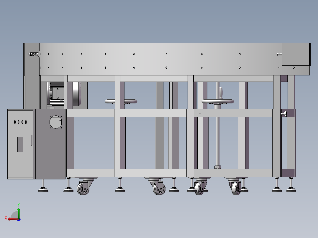 90度弯机后视图