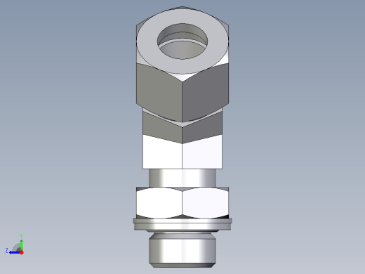卡套式工业通用硬管接头EO_Adjustable_locknut_45_deg_elbow_VEE12LMCF右视缩略图