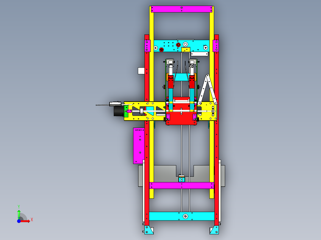 2019-lift提升机构前视图