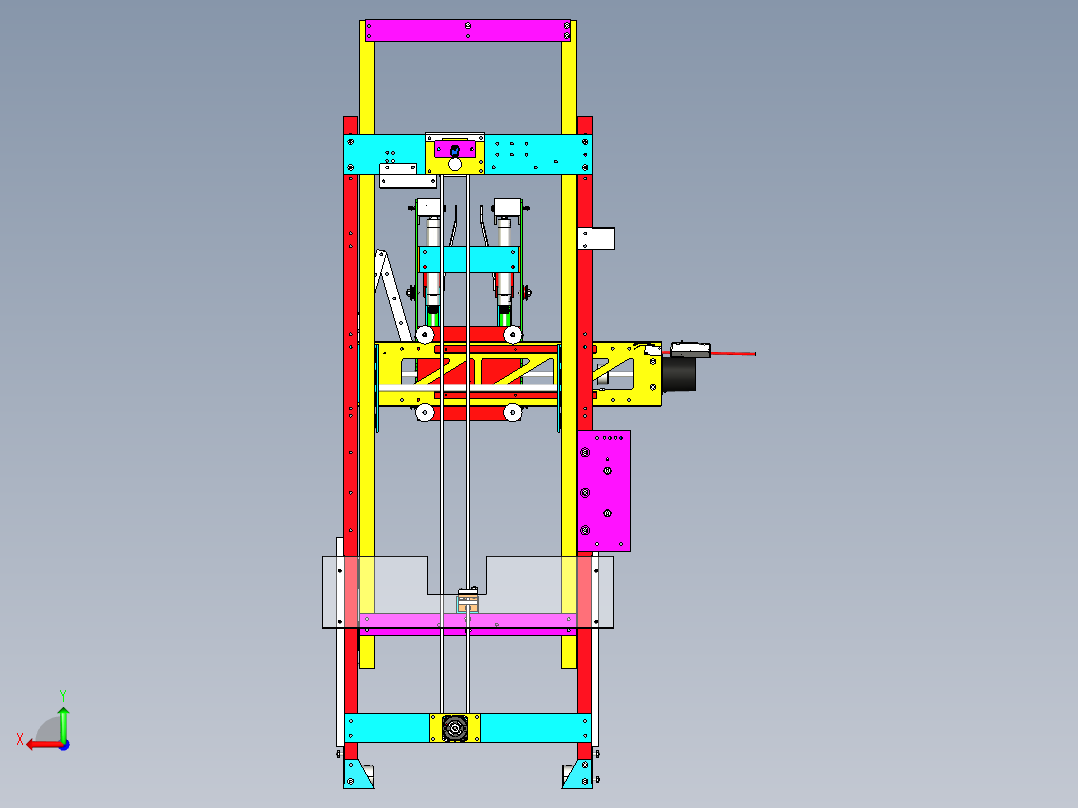 2019-lift提升机构后视图