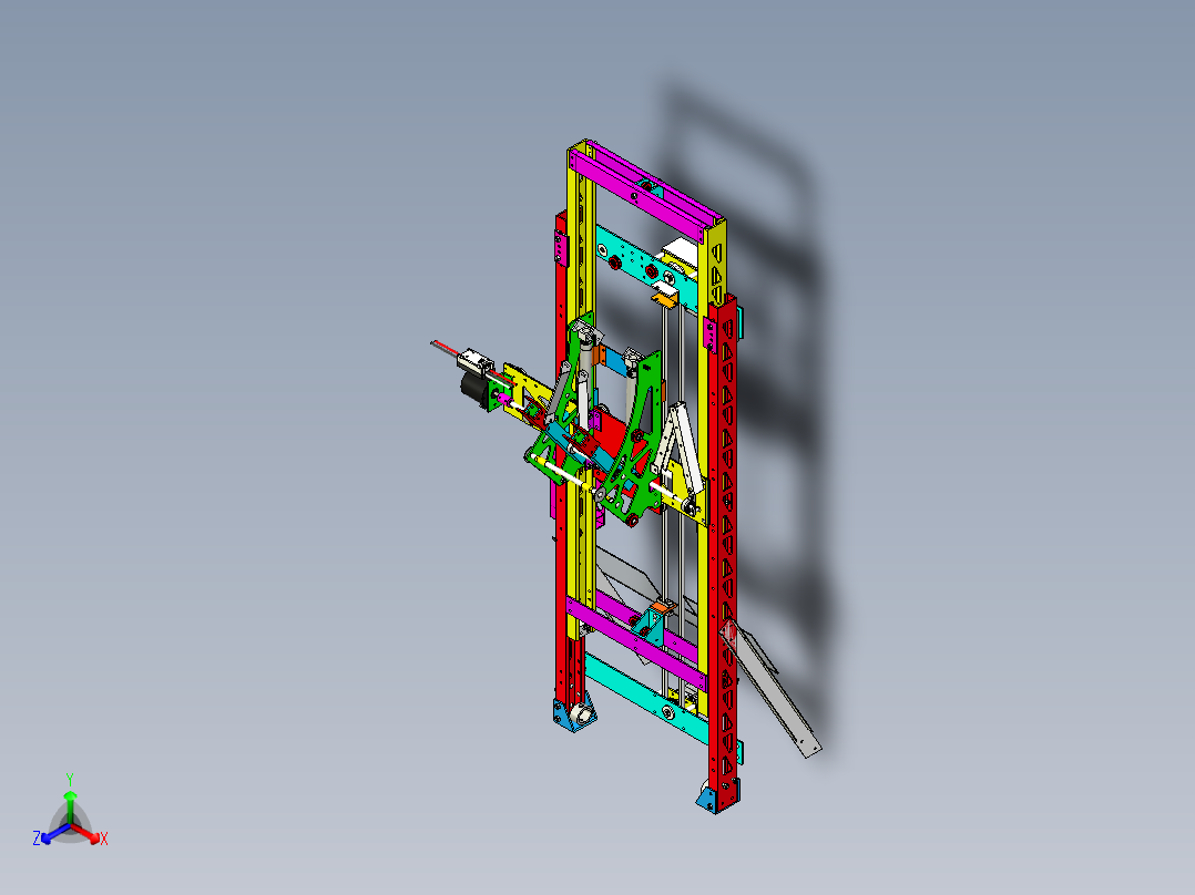 2019-lift提升机构正等轴测图