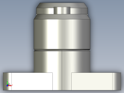 凸緣張力器(自動張力型)FLT-A-3D多系列多零件图纸模型前视缩略图