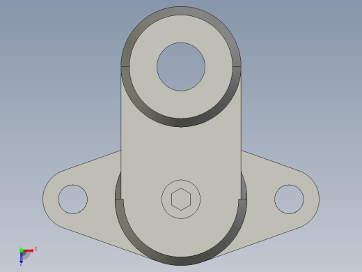 凸緣張力器(自動張力型)FLT-A-3D多系列多零件图纸模型俯视缩略图