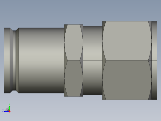 卡套式工业通用硬管接头20-16_trbu-s右视缩略图
