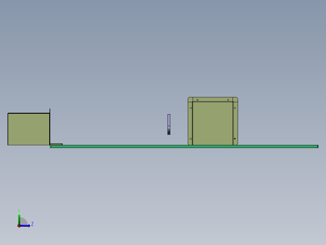 颗粒分料机组装自动机左视图