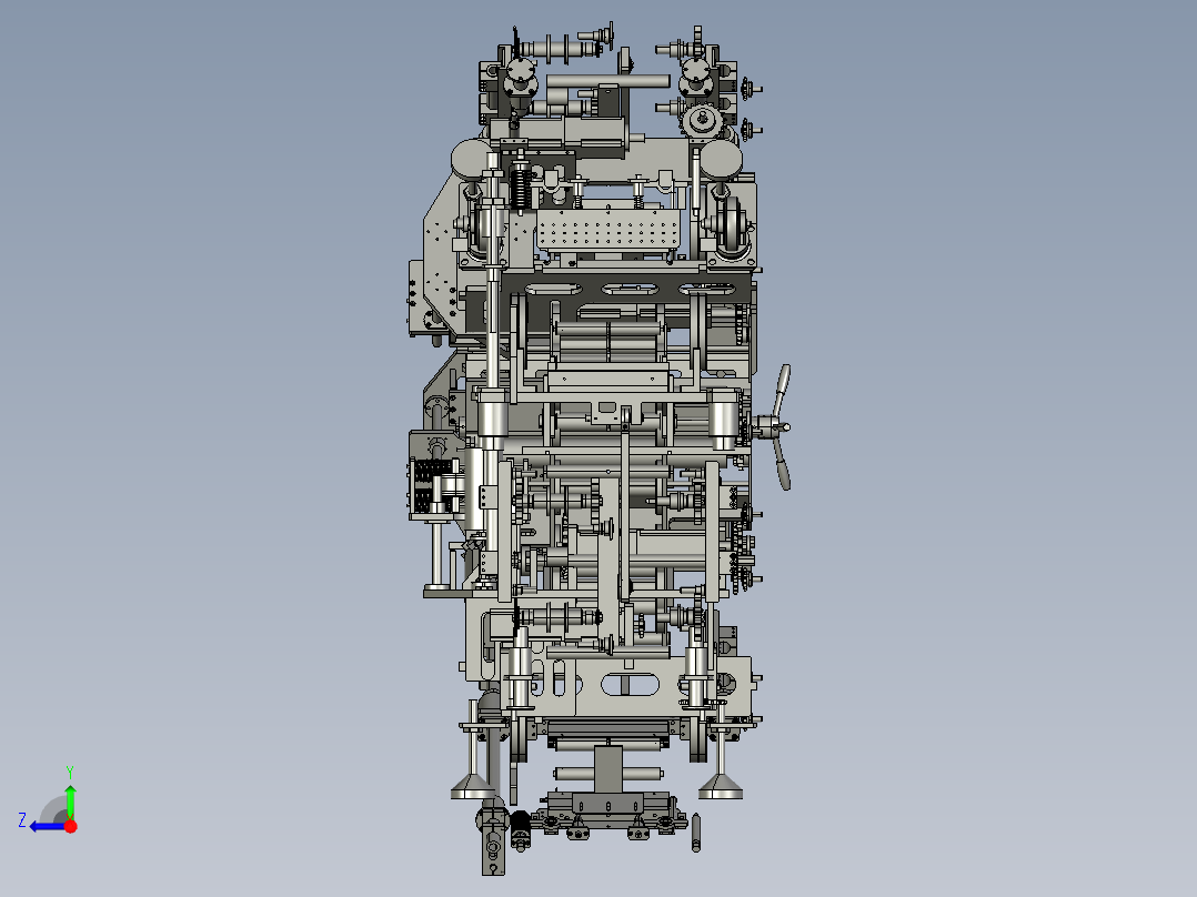 动力能源发电机右视图