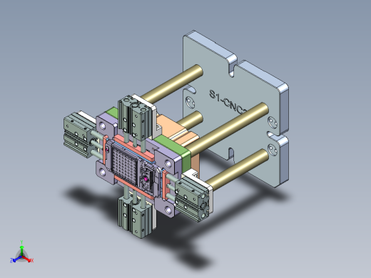 X3-B-CNC2笔记本CNC工装夹具三维模型-1009