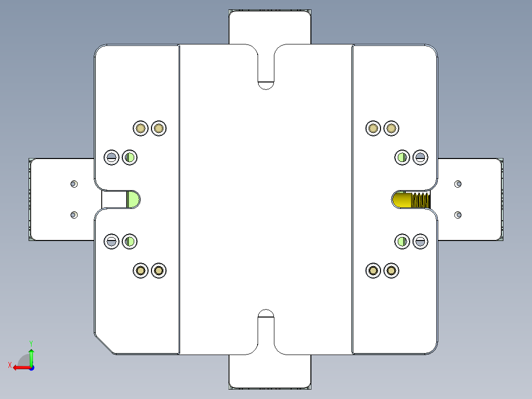 X3-B-CNC2笔记本CNC工装夹具三维模型-1009后视图