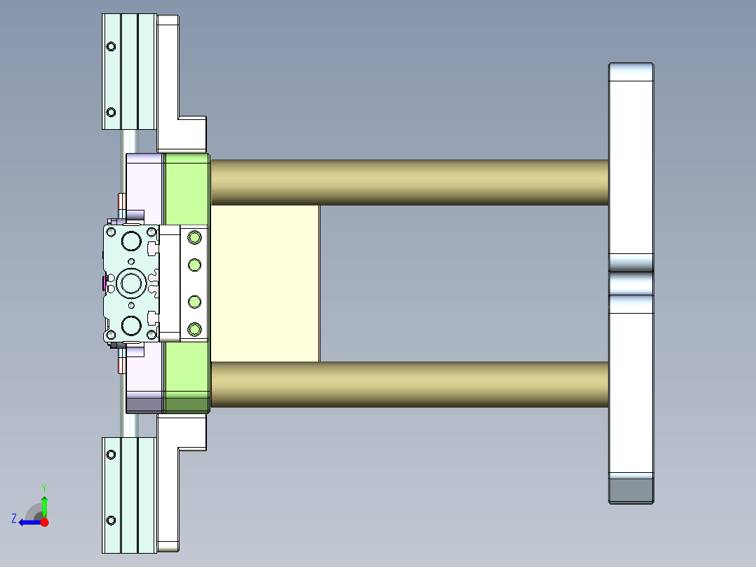 X3-B-CNC2笔记本CNC工装夹具三维模型-1009右视图