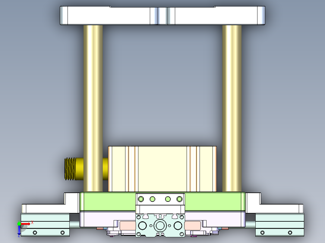 X3-B-CNC2笔记本CNC工装夹具三维模型-1009俯视图