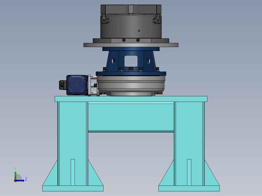 调整任意角度机器台sw18左视图