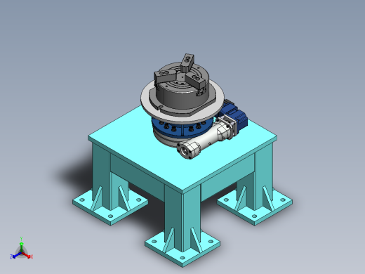 调整任意角度机器台sw18正等轴测缩略图