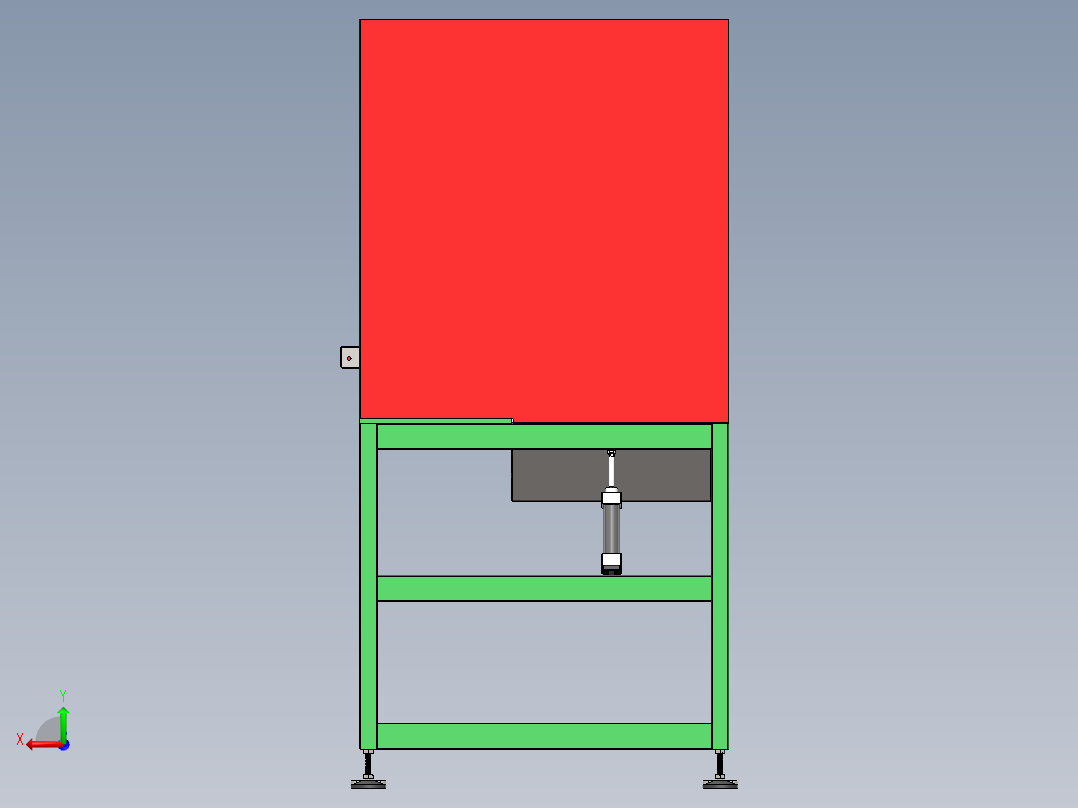 胶管裁管机sw18可编辑后视图