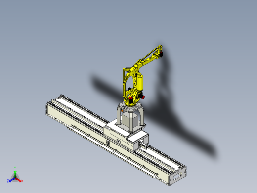 焊接机器人地轨