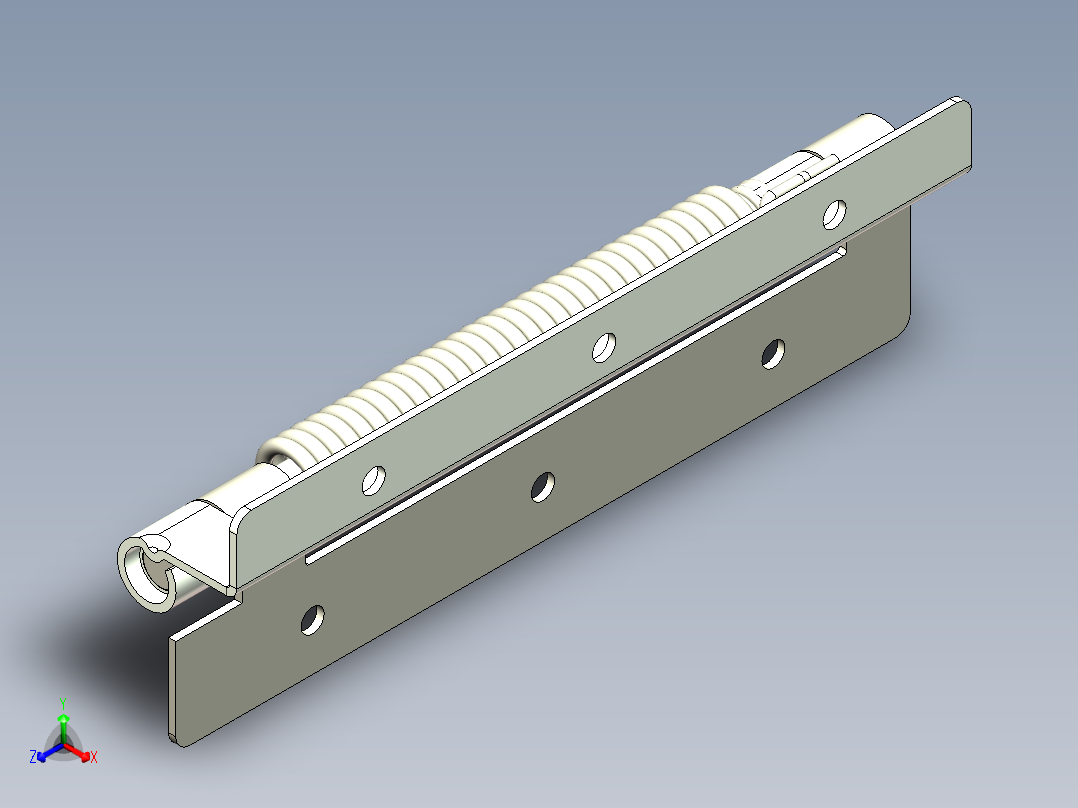 铰链、(6)正等轴测图