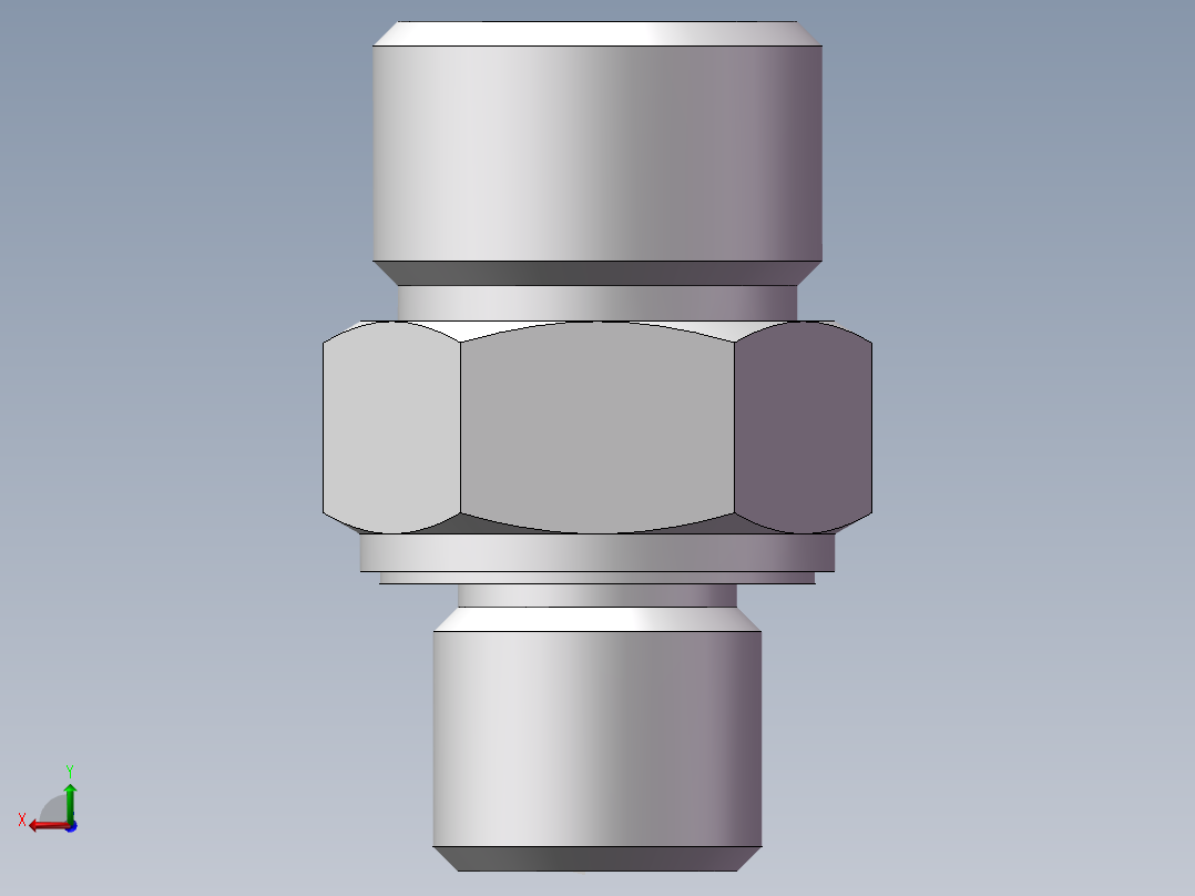 英制管螺纹ED密封、1DB-18-04WD后视图