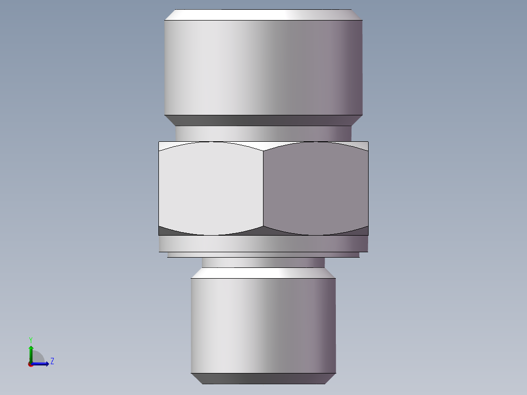 英制管螺纹ED密封、1DB-18-04WD左视图