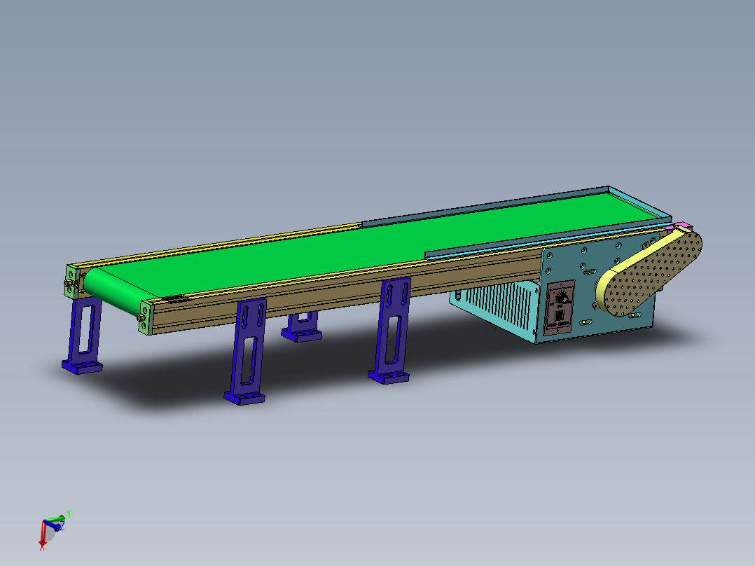 1.26米0.2米皮带输送机