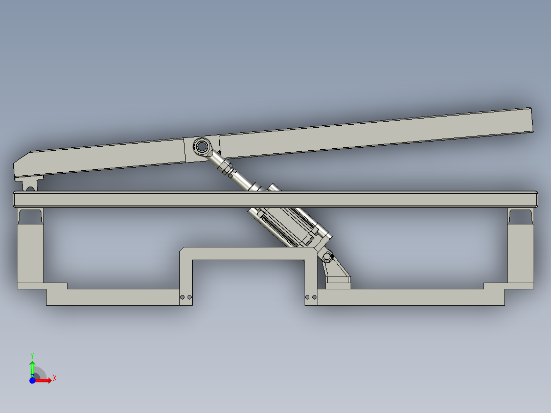 SE80x50气缸顶升组件1V2前视图
