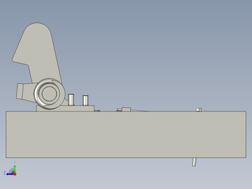 轻便可折叠携带的阻车器右视缩略图