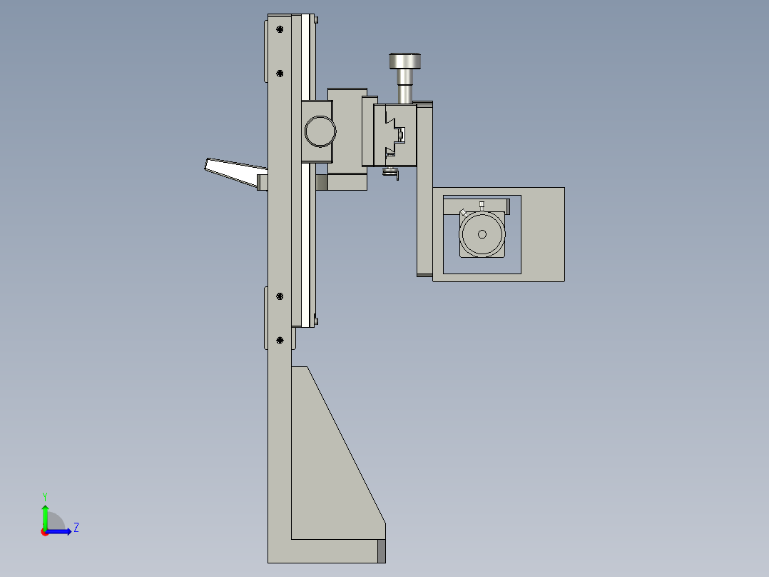 LXYC-BOSS0200端面拍照机构A面左视图