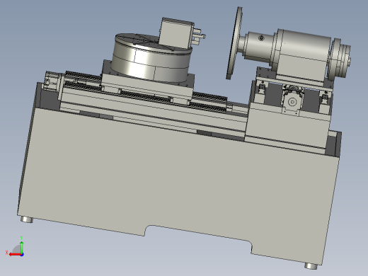 五轴结构的车铣机床后视缩略图